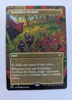 1x Forbidden Orchard Borderless NM - Double Masters 2X2 Magic MTG x1 - Image 1