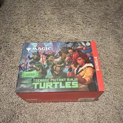 Magic: The Gathering TMNT 2026 Bundle Box Full Art Foil Promo sealed box bundle - Image 1