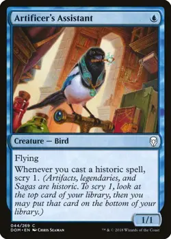 4 x Artificer's Assistant Dominaria Magic: the Gathering NM PLAYSET 044 - Image 1
