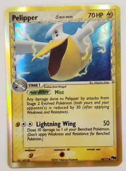 Pelipper 14/17 Pop Series 5 Holo Pokemon Card 2007 - Image 1
