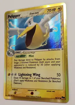 Pelipper 14/17 Pop Series 5 Holo Pokemon Card 2007 - Image 3
