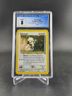 CGC 8 Smeargle 2001 Neo Discovery 11/75 Holo Pokemon Card - Image 1