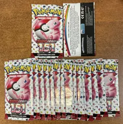 Pokemon TCG Scarlet and Violet 151 - 17 Booster Packs - Sealed! Free Shipping! - Image 1