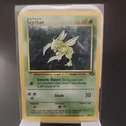 Scyther - Jungle - Holo Foil Pokemon TCG - 10/64 NM-MT - Image 1