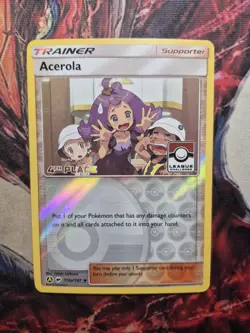 Acerola 4th Place 112a/147 League Promo Pokemon TCG Burning Shadows NM/LP - Image 1