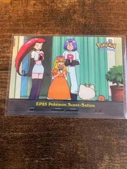 EP25 Pokemon Scent-Station Topps Series 2 Non Holo 2000 Team Rocket Jesse James - Image 1