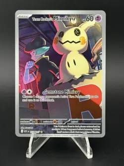 Team Rocket's Mimikyu 238/217 Ascended Heroes Illustration Rare Pokemon TCG NM - Image 1