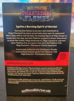Pokemon Mega Evolution Phantasmal Flames Booster Bundle Sealed - Image 2