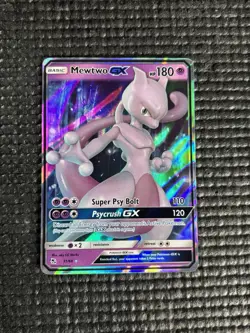 Pokemon 2019 Hidden Fates Mewtwo GX 31/68 Holo - Near Mint - Image 1
