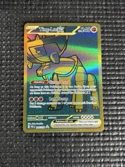 Pokemon Ting-Lu ex Hyper Rare 244/091 SV: Paldean Fates Full Art Holo Card - Image 1