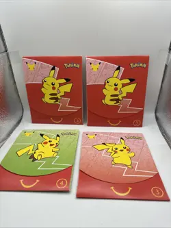 2021 McDONALD'S Pokemon Cards Trading Card Game Booster Pack Lot Of 4 - Image 1