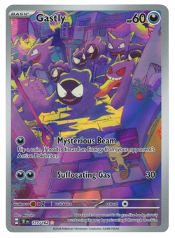 POKEMON TCG GASTLY 177/162 ILLUSTRATION RARE TEMPORAL FORCES - Image 1