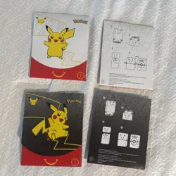 4 Pokemon McDonalds Happy Meal 25th Anniversary 2021 Promo Sealed Pack - Image 2