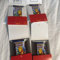 4 Pokemon McDonalds Happy Meal 25th Anniversary 2021 Promo Sealed Pack - Image 3