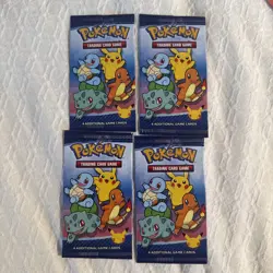 4 Pokemon McDonalds Happy Meal 25th Anniversary 2021 Promo Sealed Pack - Image 5