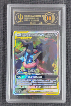 APH 10 2023 Pokemon Chinese TCG CS Greninja ＆ Zoroark GX CSM2cC 162/150 SR - Image 1