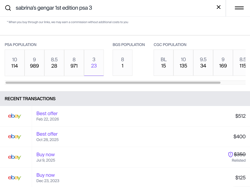 2000 Pokemon Gym Heroes Sabrina's Gengar Holo 1st Edition #14 PSA 3 - Image 3