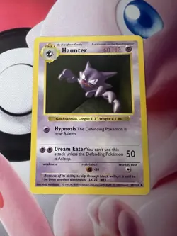 Haunter Shadowless Pokemon Base Set #29 1999 LP/MP Vintage - Image 1