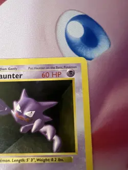 Haunter Shadowless Pokemon Base Set #29 1999 LP/MP Vintage - Image 5