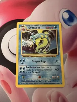 Pokemon TCG Gyarados Base Set 6/102 Holo Unlimited Holo Rare LP - Image 1