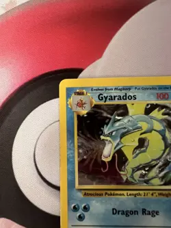 Pokemon TCG Gyarados Base Set 6/102 Holo Unlimited Holo Rare LP - Image 4
