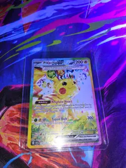 Pikachu ex 238/191 Sv08 Surging Sparks Holo Special Illustration Rare Pokemon - Image 1