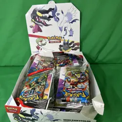 Pokemon Mega Evolution Booster Packs with Mini Portfolio Complete Box Of 12 - Image 1
