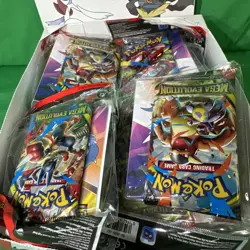 Pokemon Mega Evolution Booster Packs with Mini Portfolio Complete Box Of 12 - Image 2