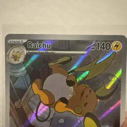 Pokemon TCG Raichu 211/193 IR Illustration Rare Paldea Evolved NM - Image 2