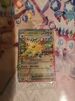 Pokemon TCG Leafeon EX 006/131 Prismatic Evolutions Still In Packaging Mint - Image 1
