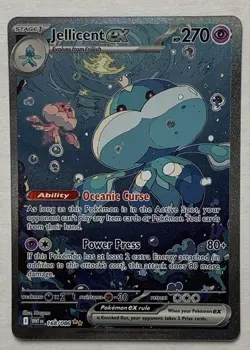 Pokemon White Flare Jellicent ex 168/086 Special Illustration Rare SIR NM - Image 1