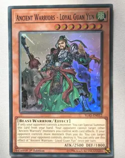 Ancient Warriors - Loyal Guan Yun - IGAS-EN012 - Super Rare - Yugioh - Image 1