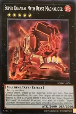 Super Quantal Mech Beast Magnaliger Common OTS Tournament Pack 10 OP10-EN020 NM - Image 1