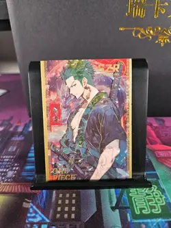 Roronoa Zoro SZR Rare Card One Piece Grand Line Volume 2 Thick Premium Holo - Image 2