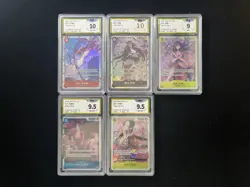 2025 One Piece TCG S-CHN #OP12-087 SR Nico Robin PGS 10 Pristine Lot*5 LU57 - Image 1