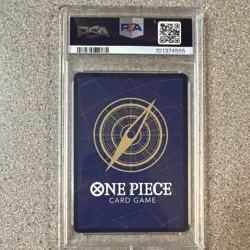 2024 One Piece OP08 Monkey D Luffy Treasure Rare PSA 10 - Image 2