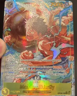 Monkey D. Luffy (Alt Art) OP15-119 SEC Adventure on KAMI's Island ENGLISH OP15 - Image 1