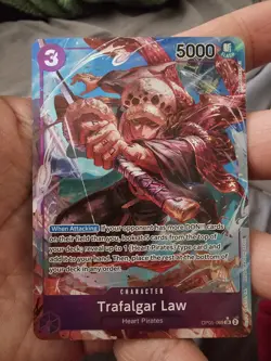 Trafalgar Law (Alternate Art) (069) OP05-069 Awakening of the New Era Foil NM/M - Image 1