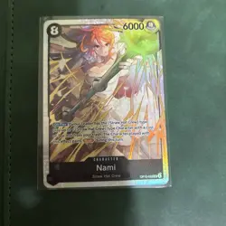 Nami SR OP15-086 Adventure on KAMI’s Island ENGLISH ONE PIECE Card OP15 - Image 1