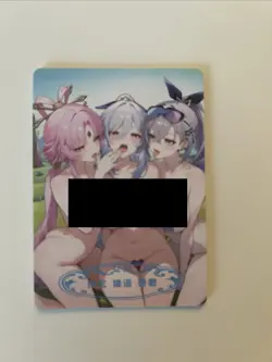 Honkai Star Rail Girls Liquid Fantasy Card Set Robin Silver Wolf Fu Xuan - Image 1