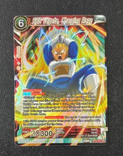 Dragon Ball Super Card Game SS2 Vegeta, Charging Rage BT24-013 SR ZR29 - Image 1