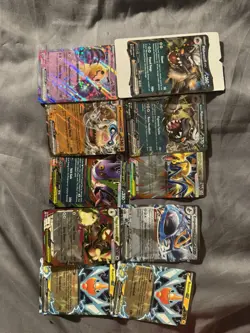 Pokemon Card Lot of 10 EX Double Rares, Scarlet & Violet Era and Mega Evolution - Image 1