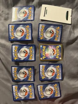 Pokemon Card Lot of 10 EX Double Rares, Scarlet & Violet Era and Mega Evolution - Image 2