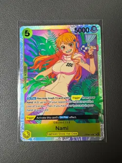 Nami SR OP08-106 English One Piece Card Game Two Legends NM - Image 1