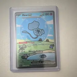 Pokemon Mew ex SV: Paldean Fates 232/091 Holo Special Illustration Rare EX Card - Image 1