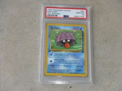 1999 POKEMON FOSSIL SHELLDER 1ST EDITION CARD #54 POKEMON PSA 10 - Image 3