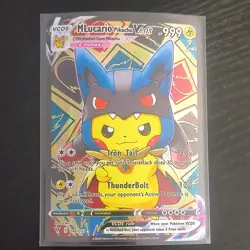 Pokemon MLucario Pikachu VCOS 046/055 Full Art Foil Card English FANART - Image 1