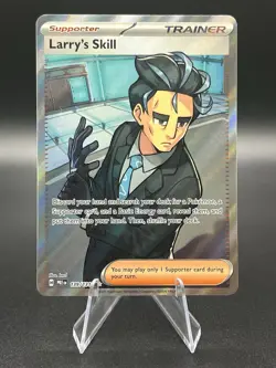 Larry's Skill 139/131 Prismatic Evolutions Ultra Rare Pokemon TCG Card - Image 1