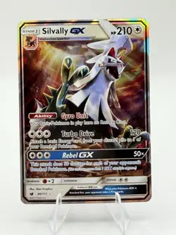 Silvally GX - 90/111 - Pokemon Crimson Invasion Sun & Moon Ultra Rare Card NM - Image 1
