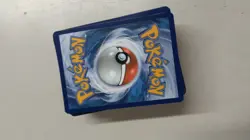 Stack of 105 Pokemon cards in good condition - Image 1